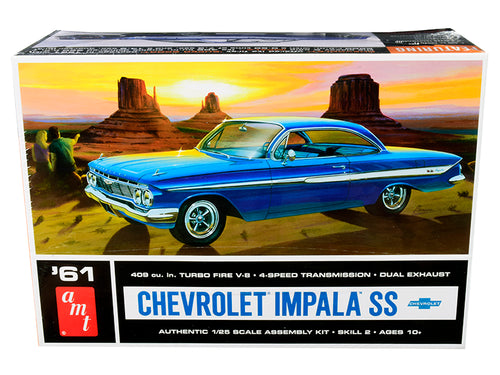 AMT - Skill 2 Model Kit 1961 Chevrolet Impala SS 1/25 Scale Model