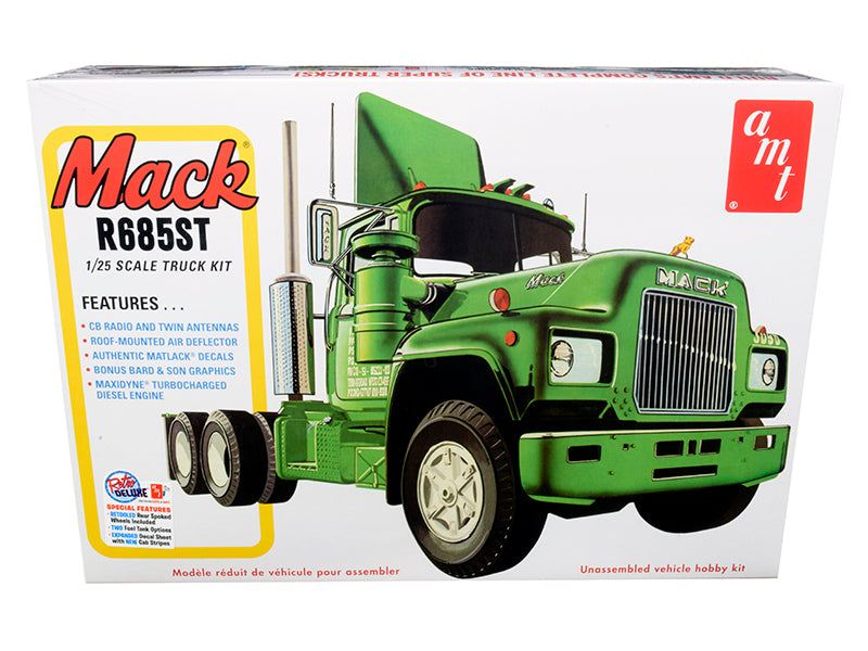 AMT - Skill 3 Model Kit Mack R685ST Semi Tractor Truck 1/25 Scale Model — Plastic model kit