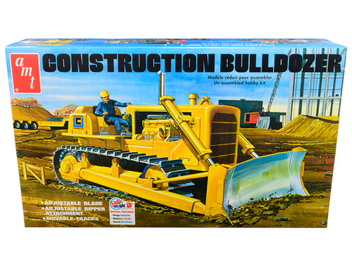 AMT - Skill 3 Model Kit Construction Bulldozer 1/25 Scale Model — Plastic model kit