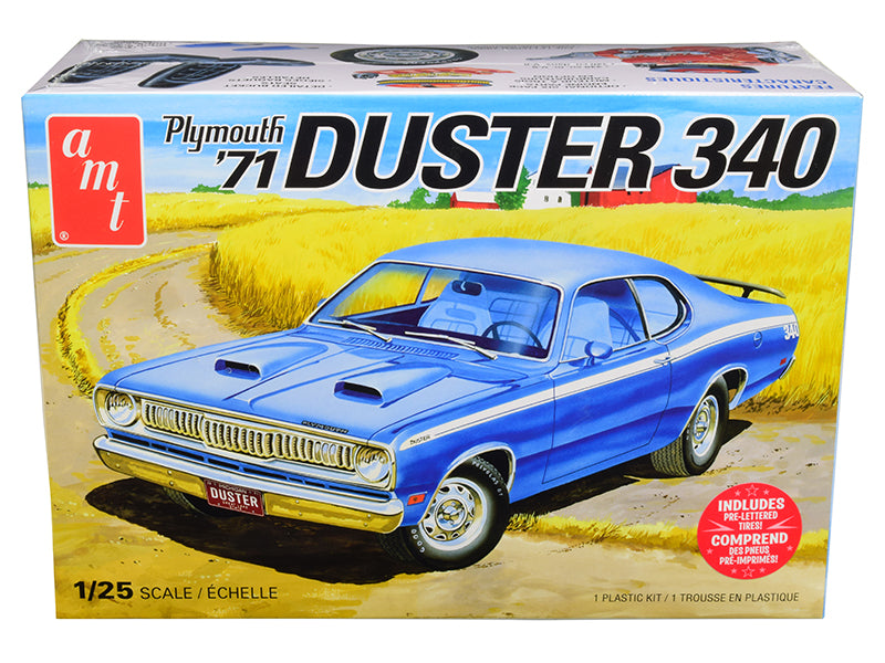 AMT - Skill 2 Model Kit 1971 Plymouth Duster 340 1/25 Scale Model — Plastic model kit