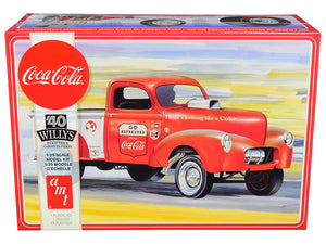 AMT - Skill 3 Model Kit 1940 Willys Gasser Pickup Truck "Coca-Cola" 1/25 Scale Model — Plastic model kit