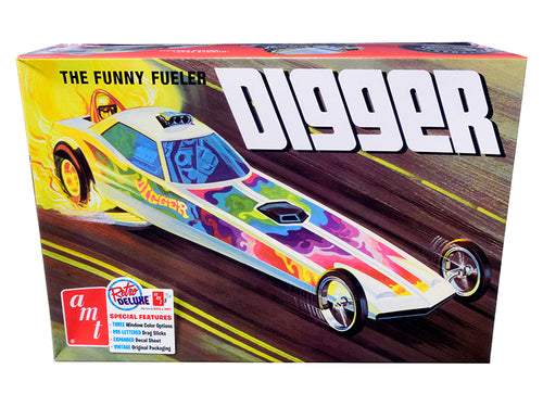 AMT - Skill 2 Model Kit Digger Dragster "The Funny Fueler" 1/25 Scale Model — Plastic model kit