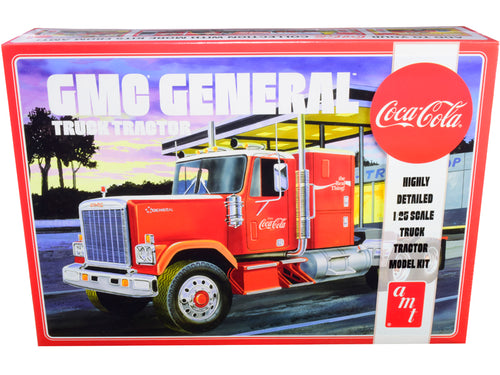 AMT - Skill 3 Model Kit GMC General Truck Tractor "Coca-Cola" 1/25 Scale Model — Plastic model kit