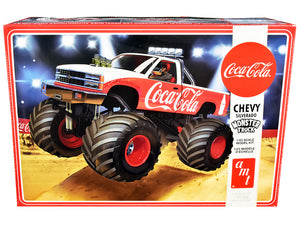 AMT - Skill 2 Model Kit Chevrolet Silverado Monster Truck "Coca-Cola" 1/25 Scale Model — Plastic model kit