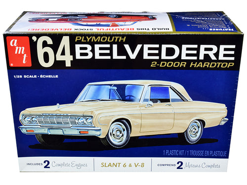 AMT - Skill 2 Model Kit 1964 Plymouth Belvedere Coupe Hardtop 1/25 Scale Model — Plastic model kit