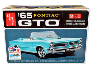 AMT - Skill 2 Model Kit 1965 Pontiac GTO 2-in-1 Kit 1/25 Scale Model — Plastic model kit