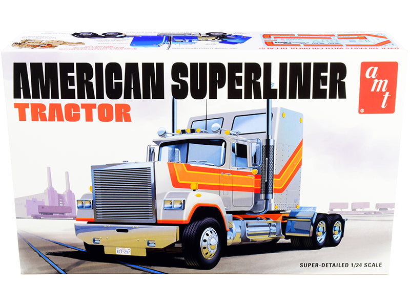 AMT - Skill 3 Model Kit American Superliner Semi Tractor 1/24 Scale Model — Plastic model kit