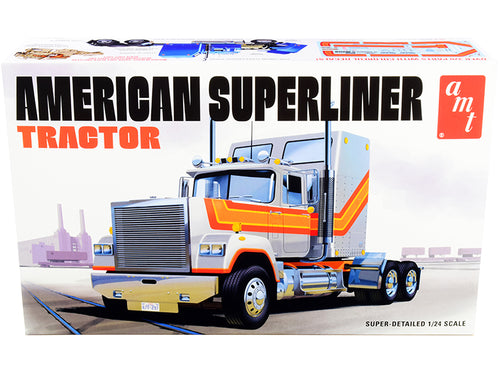 AMT - Skill 3 Model Kit American Superliner Semi Tractor 1/24 Scale Model — Plastic model kit