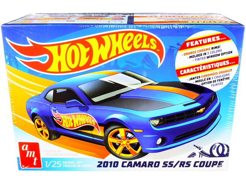 AMT - Skill 2 Model Kit 2010 Chevrolet Camaro SS/RS Coupe "Hot Wheels" 1/25 Scale Model — Plastic model kit