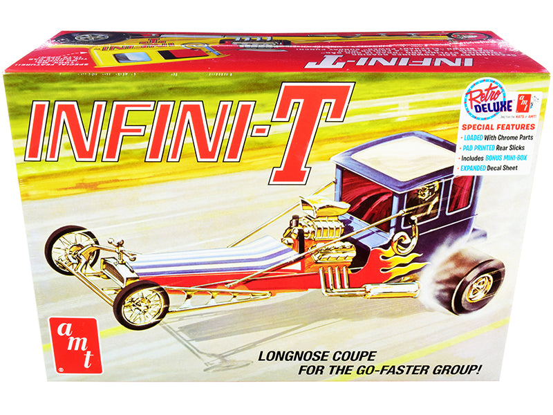 AMT - Skill 2 Model Kit Infini-T Custom Dragster 1/25 Scale Model by AMT — Plastic model kit