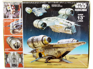Skill 2 Model Kit Razor Crest Spaceship "Star Wars: The Mandalorian" 1/72 Scale Model by AMT