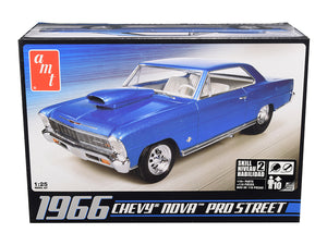 AMT - Skill 2 Model Kit 1966 Chevrolet Nova Pro Street 1/25 Scale Model — Plastic model kit