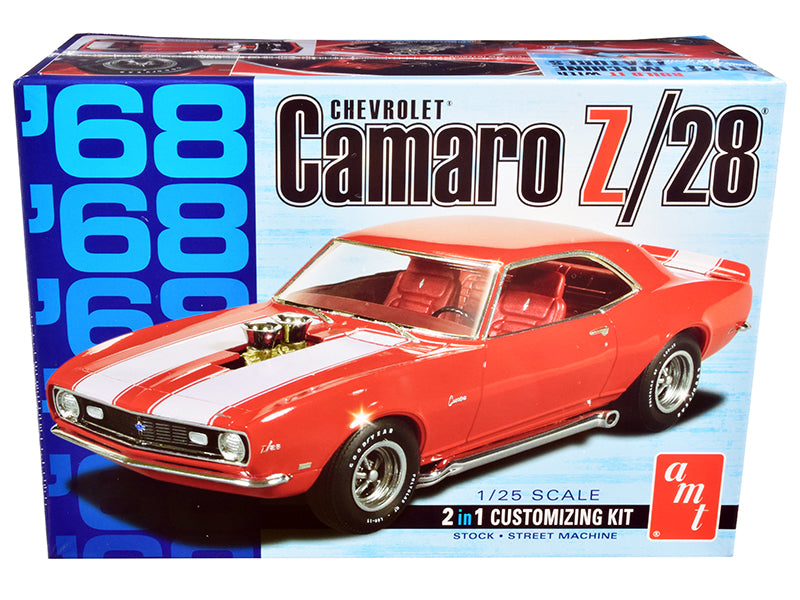 AMT - Skill 2 Model Kit 1968 Chevrolet Camaro Z/28 2-in-1 Kit 1/25 Scale Model — Plastic model kit
