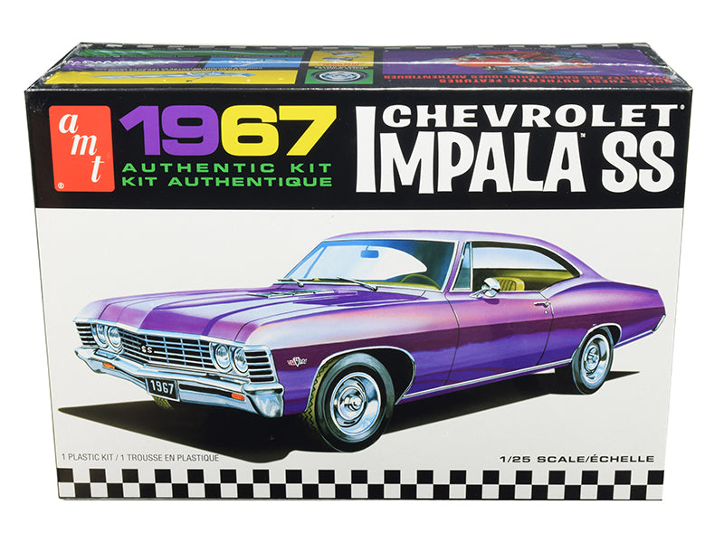 AMT - Skill 2 Model Kit 1967 Chevrolet Impala SS 1/25 Scale Model — Plastic model kit