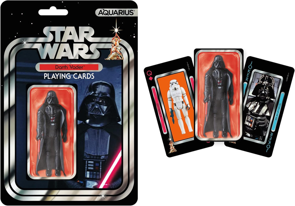 Little Shop of Magic Aquarius Playing Cards: Star Wars - Action Figures - Darth Vader — Board Game