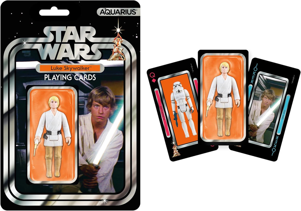 Little Shop of Magic Aquarius Playing Cards: Star Wars - Action Figures - Luke Skywalker — Board Game