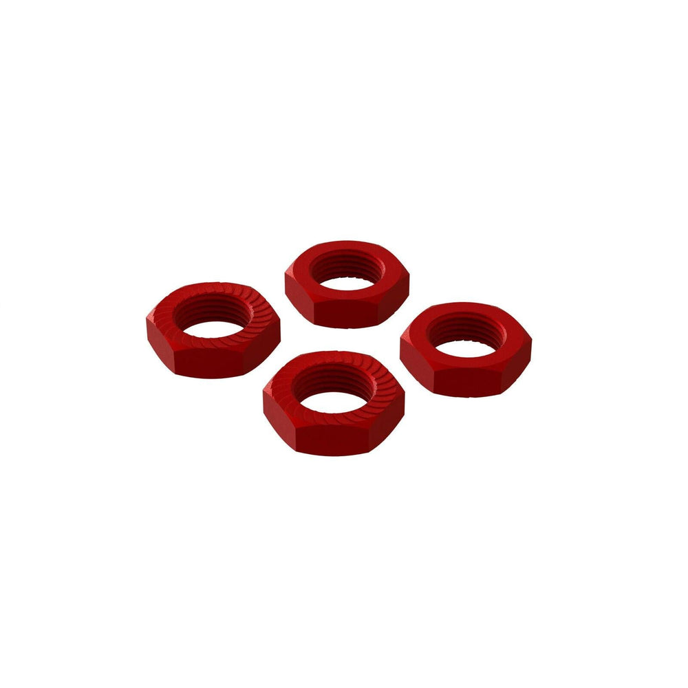 PowerHobby Arrma AR310906 Aluminum Wheel Nut 17mm Red (4)