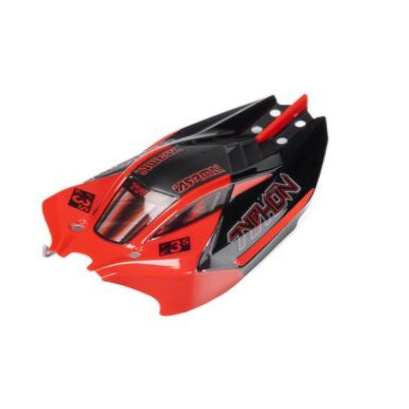 PowerHobby ARRMA - ARA-1561 TYPHON GROM Body, Red/Black