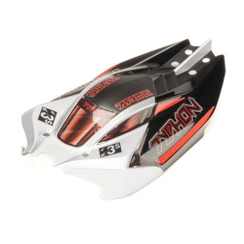 PowerHobby ARRMA - ARA-1563 TYPHON GROM Body, Silver/Black