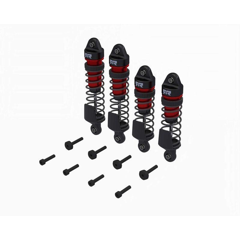 PowerHobby ARRMA ARA-2670 Shock Set, Front/Rear Assembled, TBC cSt Oil, Red (4Pcs): MINI