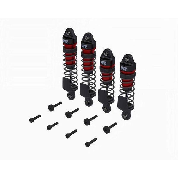 PowerHobby ARRMA ARA-2670 Shock Set, Front/Rear Assembled, TBC cSt Oil, Red (4Pcs): MINI
