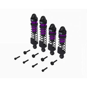 PowerHobby Arrma ARA-2762 Shock Set, Front/Rear Assembled, TBC cSt Oil, Purple (4Pcs): MINI