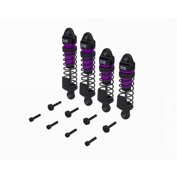 PowerHobby Arrma ARA-2762 Shock Set, Front/Rear Assembled, TBC cSt Oil, Purple (4Pcs): MINI