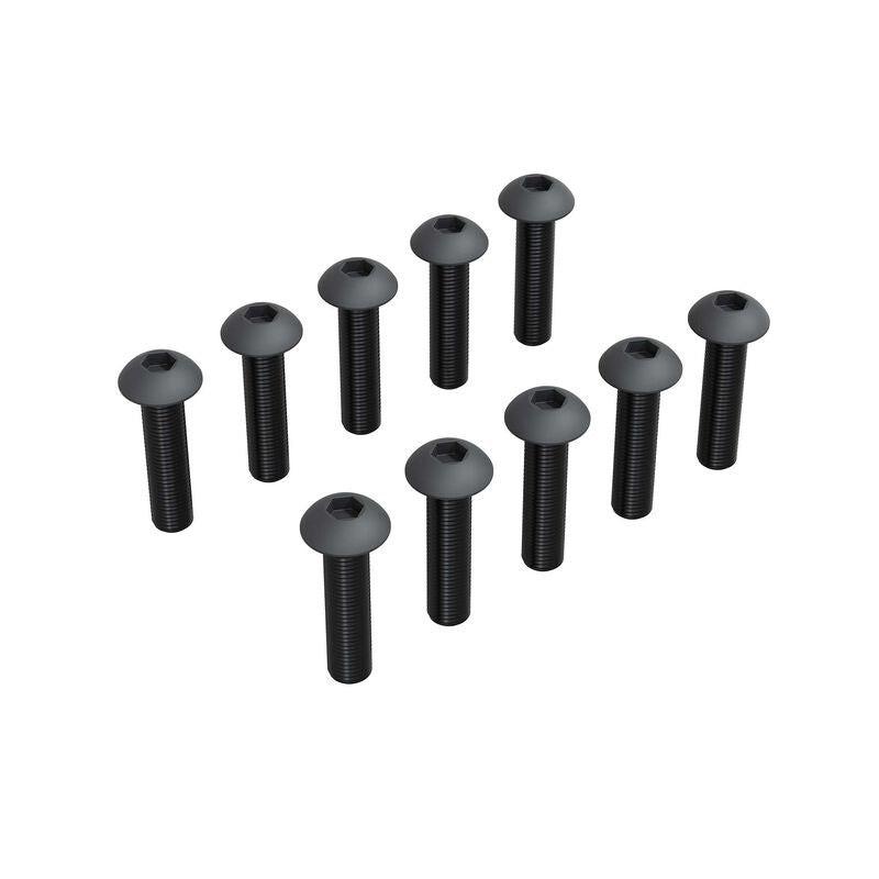 PowerHobby ARRMA ARA-3443 M2.5x12mm Button Head Screw With M3 Head (10)