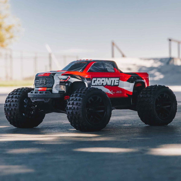 Arrma ARA2102T2 Granite Grom MEGA 4WD 380 Brushed 1/18 Monster Truck RTR Red