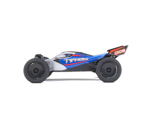 Arrma ARA2106T1 Typhon Grom MEGA 4WD 380 Brushed 1/18 Buggy RTR Blue/Silver