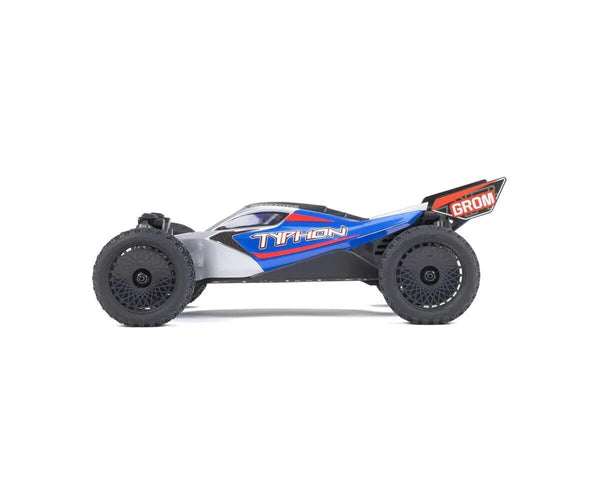 Arrma ARA2106T1 Typhon Grom MEGA 4WD 380 Brushed 1/18 Buggy RTR Blue/Silver