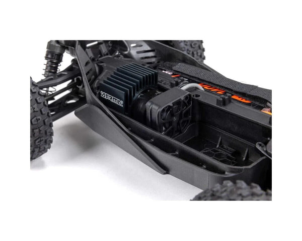 Arrma ARA2106T1 Typhon Grom MEGA 4WD 380 Brushed 1/18 Buggy RTR Blue/Silver