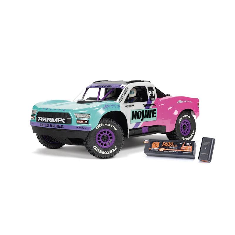 PowerHobby Arrma MOJAVE GROM 223S BLX Brushless 4X4 RTR w/Battery & Charger Teal