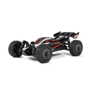PowerHobby Arrma 2306T1 TYPHON GROM 223S BLX Brushless 4X4 Small Scale Buggy RTR, Silver
