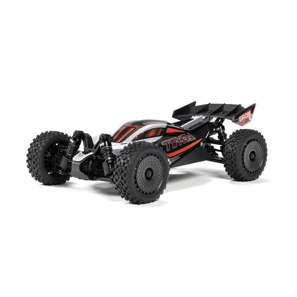 PowerHobby Arrma 2306T1 TYPHON GROM 223S BLX Brushless 4X4 Small Scale Buggy RTR, Silver