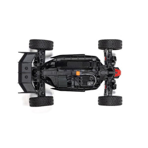 PowerHobby Arrma 2306T1 TYPHON GROM 223S BLX Brushless 4X4 Small Scale Buggy RTR, Silver