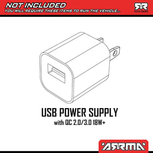 ARRMA 3230ST3 1/10 GORGON 2WD RTR Brushed Monster Truck - Gun Metal