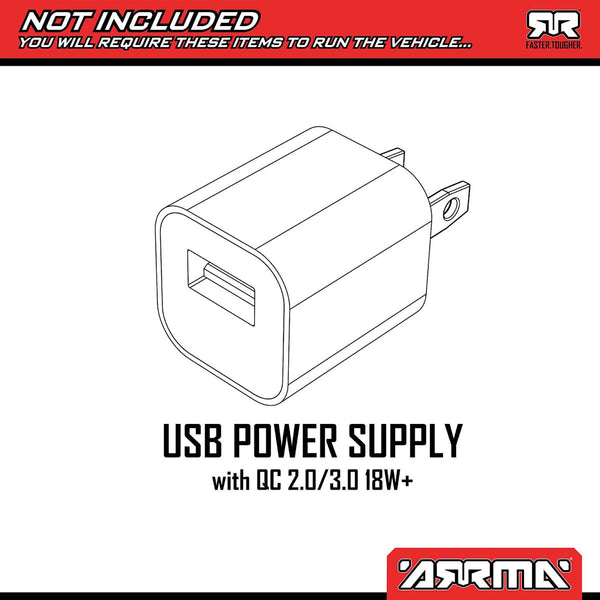 ARRMA 3230ST5 - 1/10 GORGON 2WD RTR Brushed Monster Truck - Blue