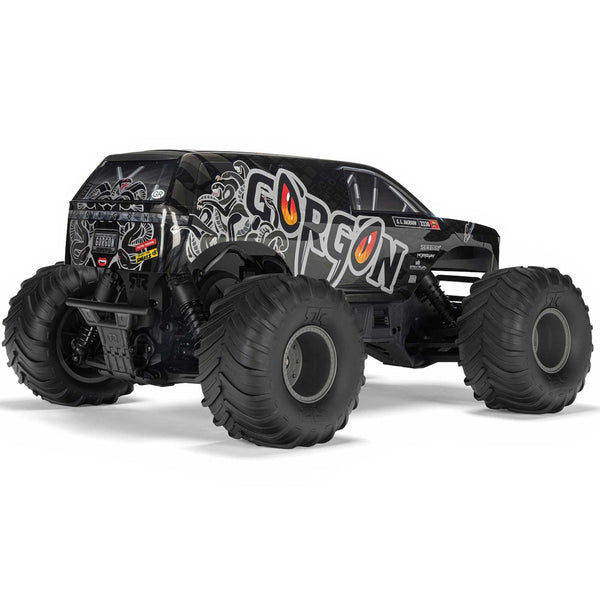 ARRMA 3230ST3 1/10 GORGON 2WD RTR Brushed Monster Truck - Gun Metal