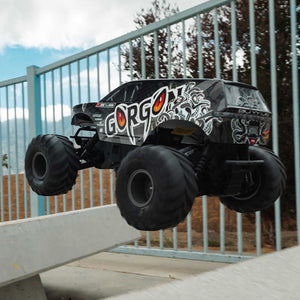 ARRMA 3230ST3 1/10 GORGON 2WD RTR Brushed Monster Truck - Gun Metal