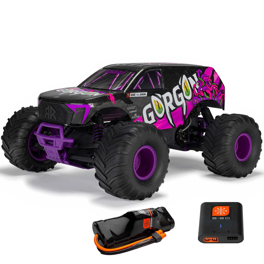 ARRMA 1/10 GORGON 2WD RTR Brushed Monster Truck - Purple