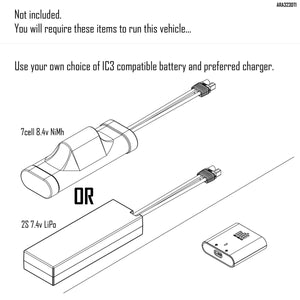 Arrma ARA3230T1 1/10 GORGON 4X2 MEGA 550 Brushed Monster Truck RTR