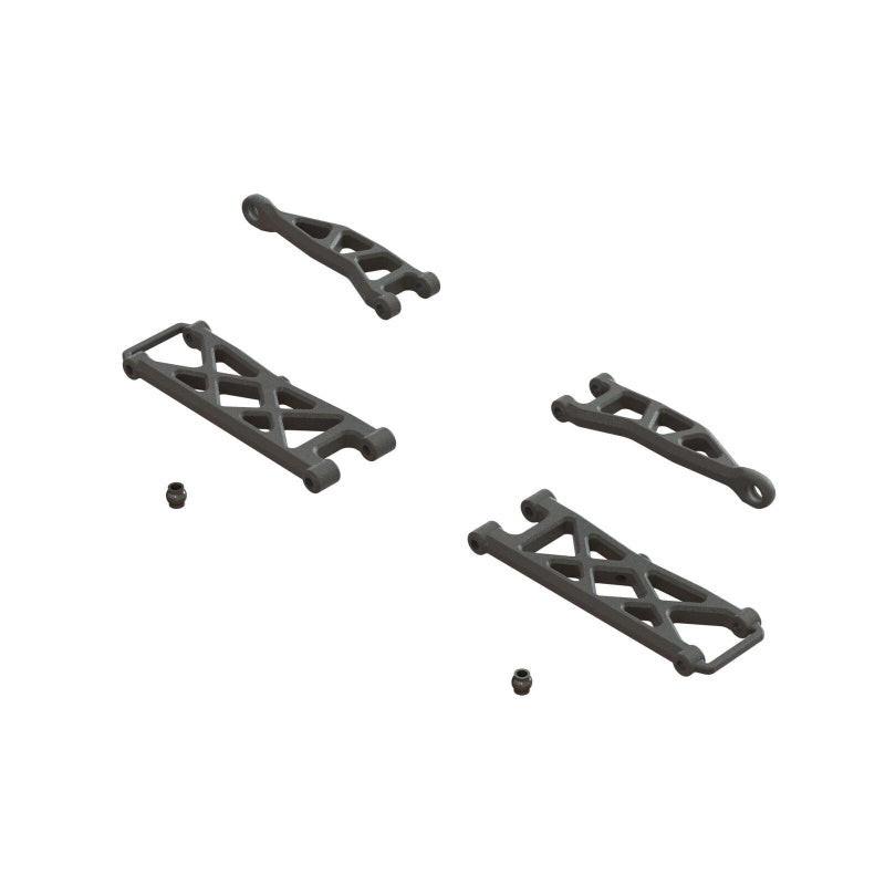 PowerHobby Arrma ARA330808 RC 1/18 Granite GROM 4x4 Monster Truck Rear Suspension Arm Set A — GROM Parts