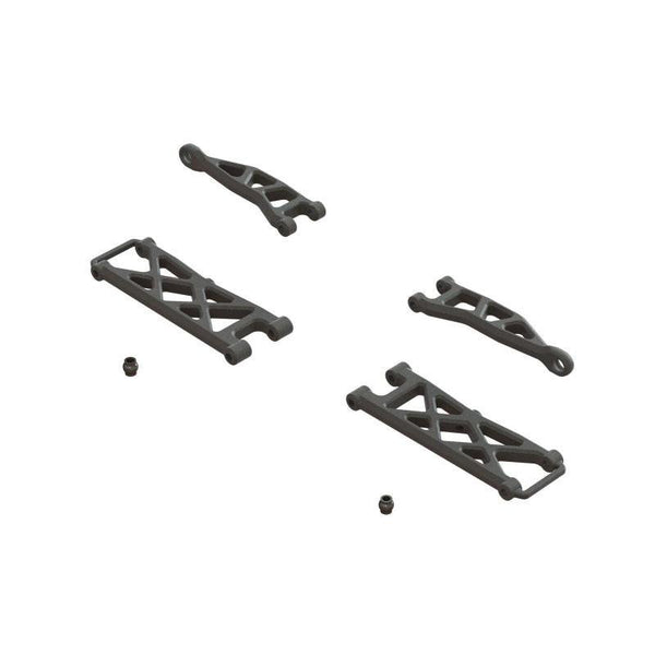 PowerHobby Arrma ARA330808 RC 1/18 Granite GROM 4x4 Monster Truck Rear Suspension Arm Set A — GROM Parts