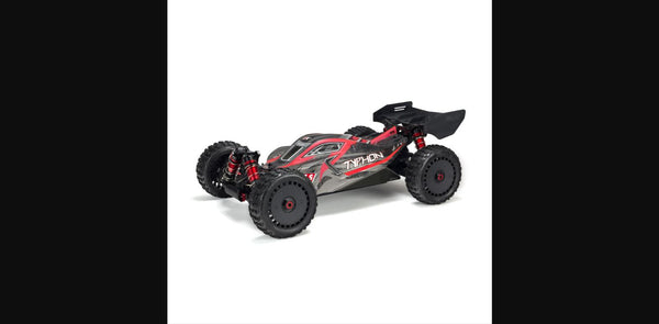 Arrma Typhon 6S Painted Body with Decals ARA406120 Black/Red