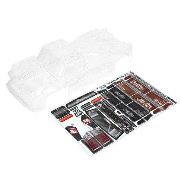 ARRMA ARA409006 Outcast 8S Clear Body shell w/Decals