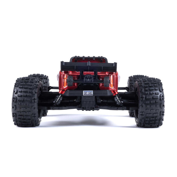 ARRMA ARA4410V2T4 1/10 OUTCAST 4X4 4S V2 BLX Stunt Brushless Truck RTR, Red