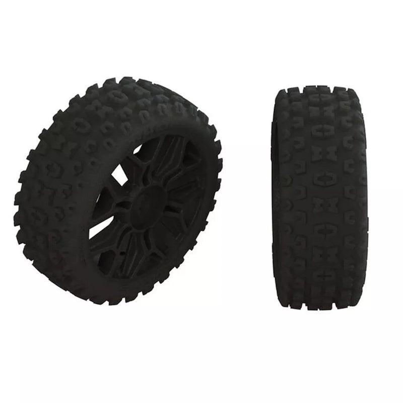PowerHobby Arrma ARA550088 Dboots '2HO' Tire Set Glued Gun Metal (2) Typhon 3S — Typhon Parts