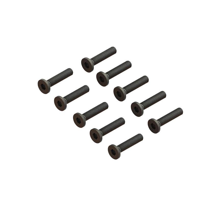 PowerHobby Arrma ARA702017 2.5x12mm Flat Head Screw (10) for MOJAVE GROM MEGA
