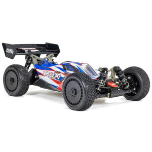 PowerHobby ARRMA ARA8406 TLR Tuned Typhon 1/8 Scale 4WD Buggy - Red/Blue